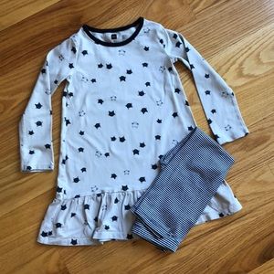 Tea Collection Dress and Carters Leggin’s size 5